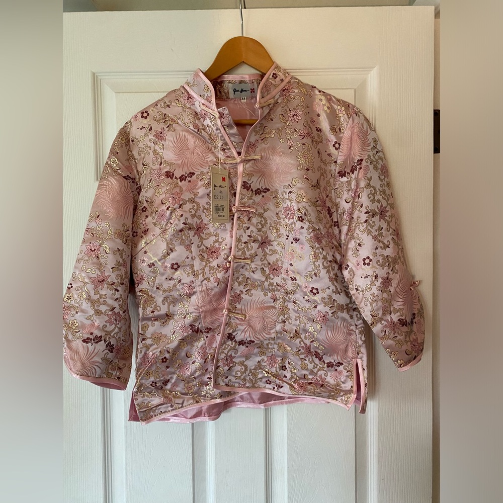 NWT Yue Hwa Womens Pink Blouse